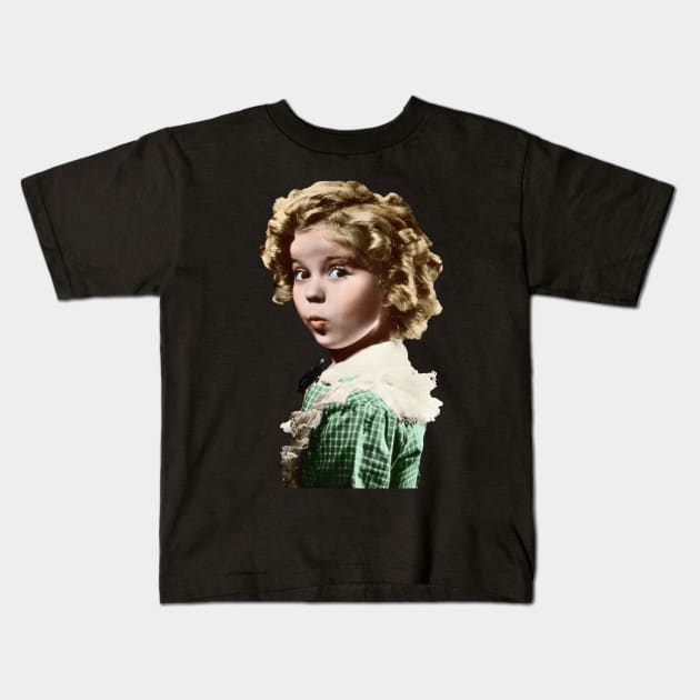 Shirley Temple Oh My Goodness Kids T-Shirt by RetroSalt